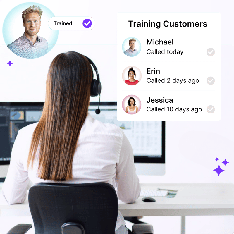 Sales rep training call Sales rep training call